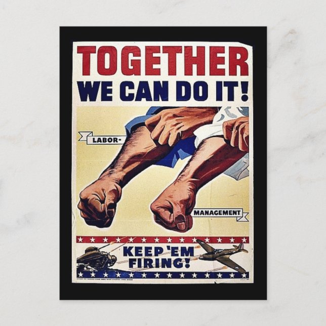 Together We Can Do It! Postcard (Front)
