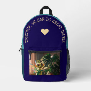 Together, We Can Do… Printed Backpack