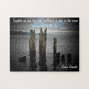 Together We Can Face Any Challenges Jigsaw Puzzle