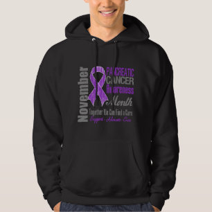 Together We Can Find a Cure - Pancreatic Cancer Hoodie