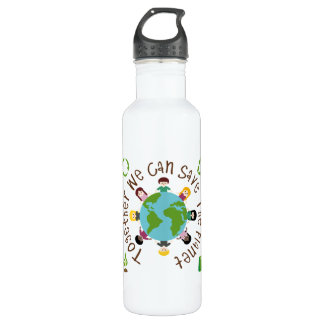 Together We Can Save the Planet 710 Ml Water Bottle