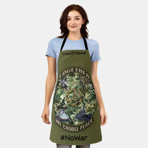 Together, we choose peace apron