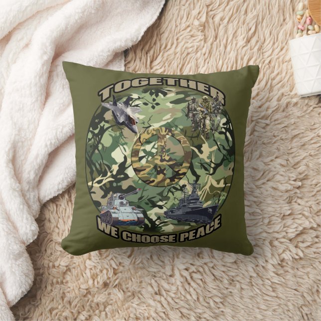 Together, we choose peace cushion (Blanket)