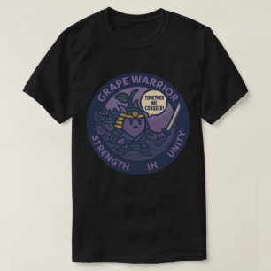 Together We Conquer Samurai Grape  T-Shirt