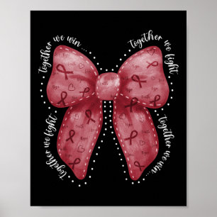 Together We Fight Together We Win Sickle Cell Awar Poster