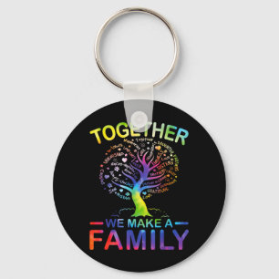 Together We Make A Family Matching Family Reunion Key Ring