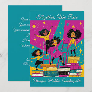 Together, We Rise – Sisterhood and Empowerment Holiday Card