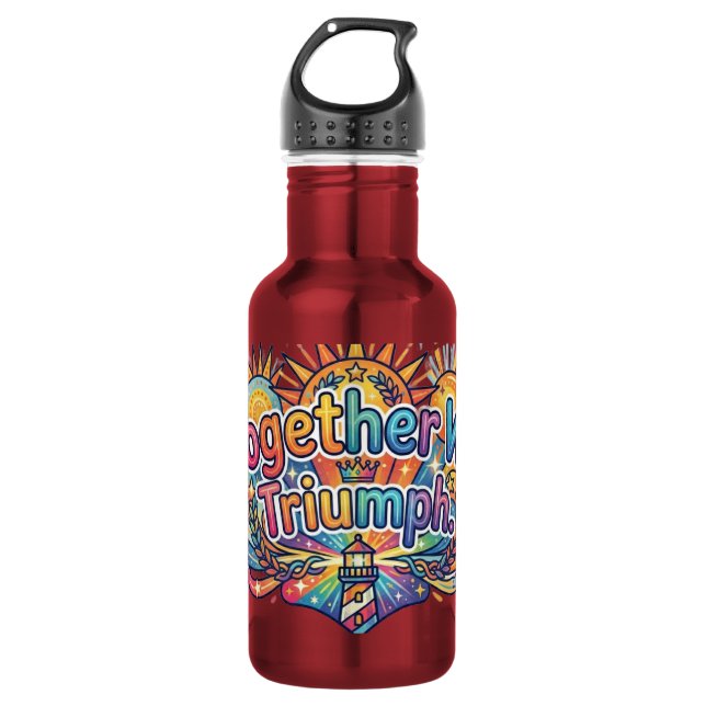Together We Triumph 532 Ml Water Bottle (Front)