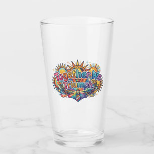 Together We Triumph Glass