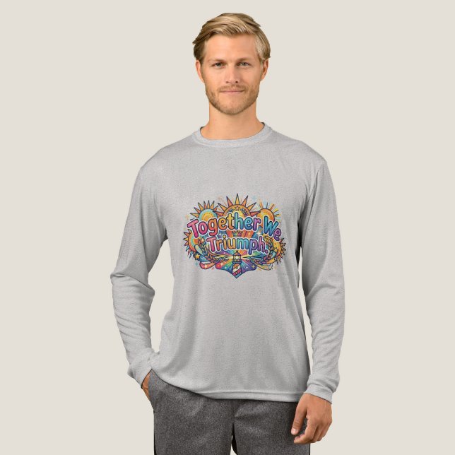 Together We Triumph Tri-Blend Shirt (Full Front)