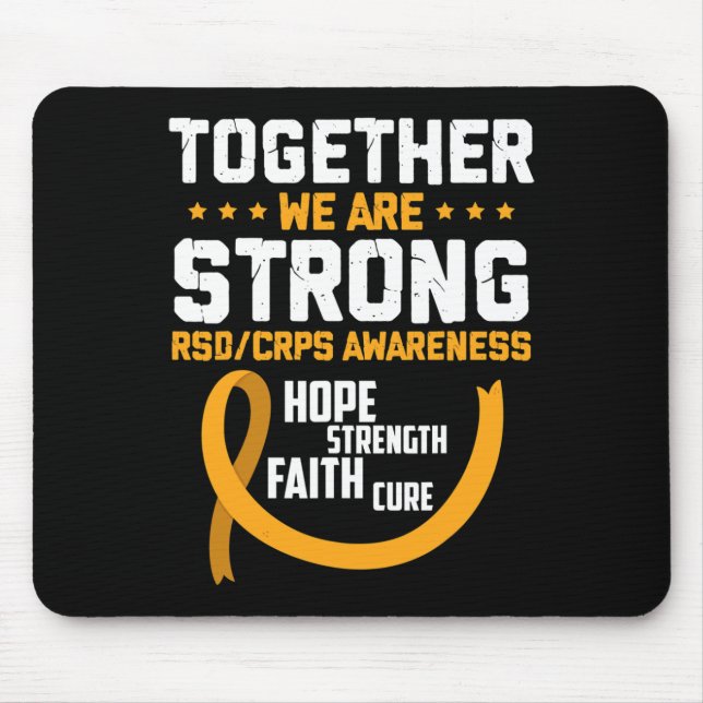 Together We're Strong Rsdcrps Awareness  Mouse Pad (Front)