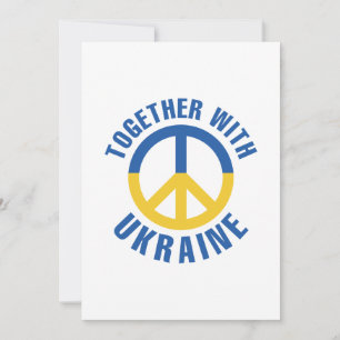 Together With Ukraine Thank You Card