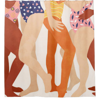 Togetherness in Colour Shower Curtain