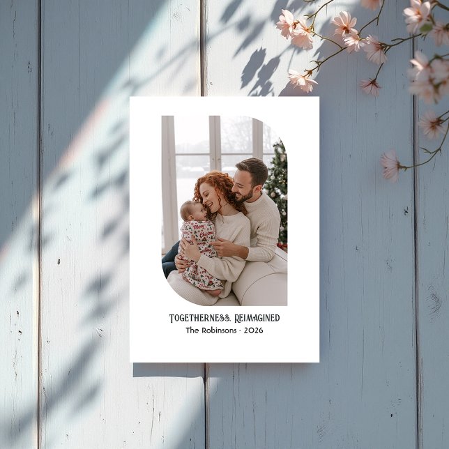 Togetherness Reimagined Family Photo Christmas Holiday Card (Togetherness Reimagined Family Photo Christmas Holiday Card)