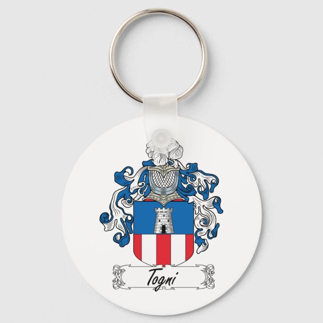Togni Family Crest Key Ring (Front)