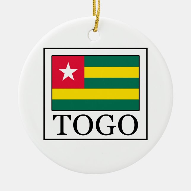 Togo Ceramic Tree Decoration (Front)