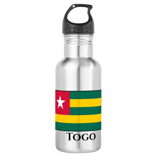 Togo Flag 532 Ml Water Bottle (Front)