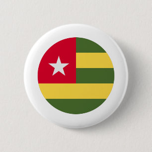 Togo Flag 6 Cm Round Badge