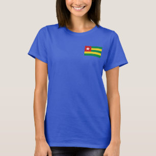 Togo Flag and Map dk T-Shirt