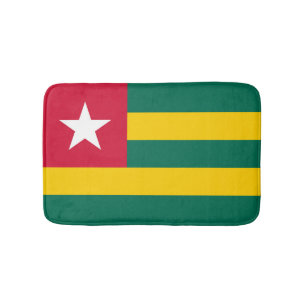 Togo flag bath mat