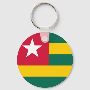 Togo Flag Key Ring