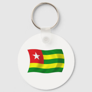 Togo Flag Keychain