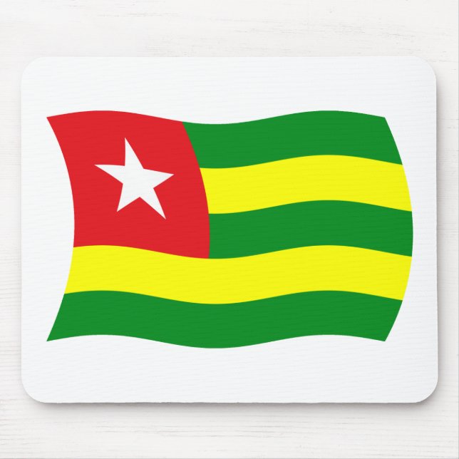 Togo Flag Mousepad (Front)