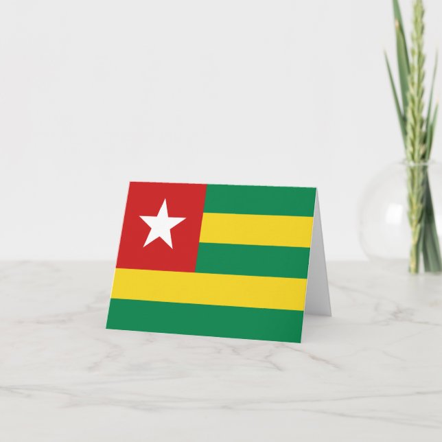 Togo Flag Notecard (Front)