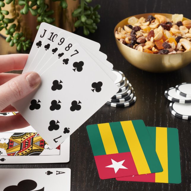 Togo flag playing cards (In Situ)