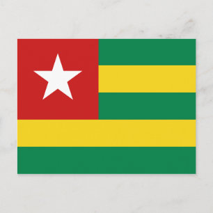 Togo Flag Postcard