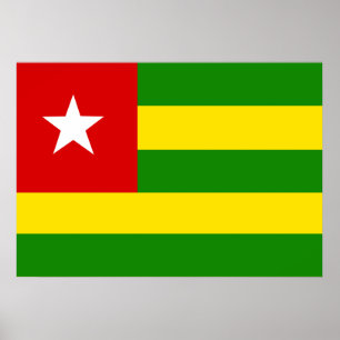 Togo Flag Poster