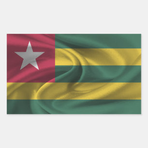 Togo Flag Rectangular Sticker