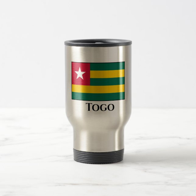Togo Flag Travel Mug (Center)