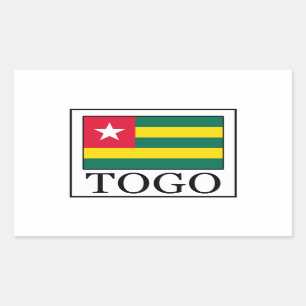 Togo Rectangular Sticker