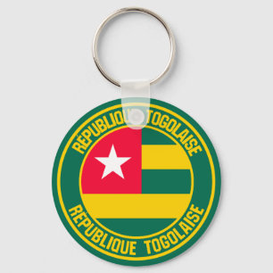 Togo Round Emblem Key Ring