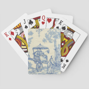 Toile - Blue & White Playing Cards
