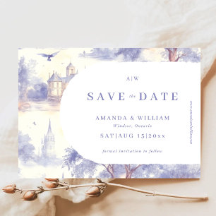 Toile de Jouy Art Wedding  Save The Date