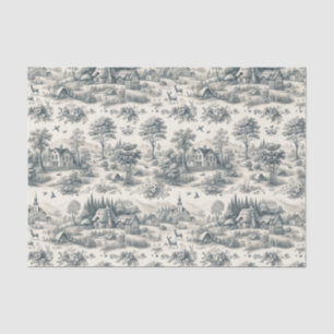 Toile de Jouy Countryside Tissue Paper Elegant