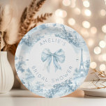 Toile de Jouy French romantic bridal shower Paper Plate<br><div class="desc">Toile de Jouy French romantic bridal shower Paper Plates 
Matching items available.</div>