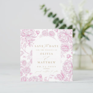 Toile De Jouy French Wedding Save The Date