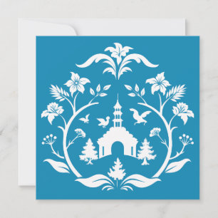 Toile de Jouy Holiday Card