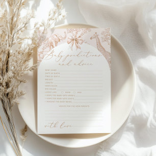 Toile de Jouy Jungle Predictions and advice card