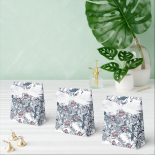 Toile-De-Jouy Vintage French Pattern Wedding Favour Box