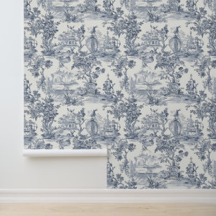 Toile de jouy wallpaper