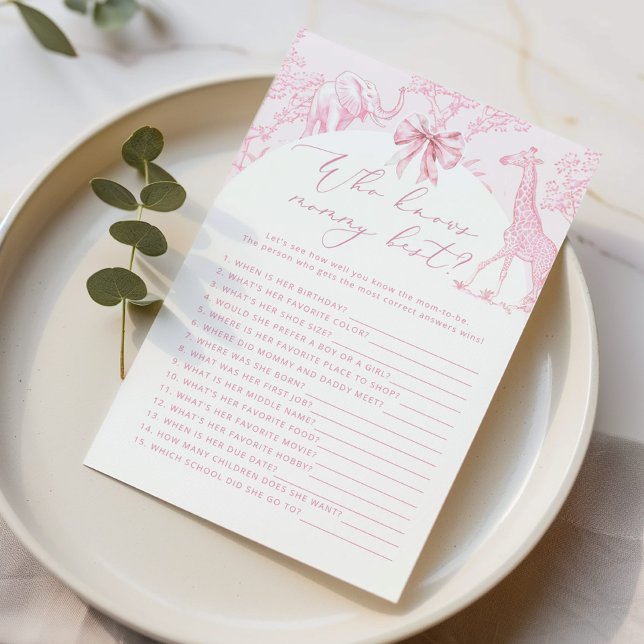 Toile de Jouy Who kows mummy best game (Creator Uploaded)