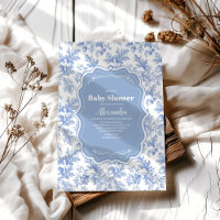 Toile De Jouy Woodland  Baby Shower
