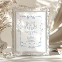 Toile Momosa bar Vintage frame Teddy bear