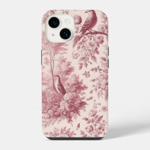 Toile Pink Vintage iPhone 14 Case