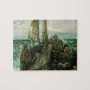 Toilers of the Sea by Edouard Manet, Vintage Art Jigsaw Puzzle