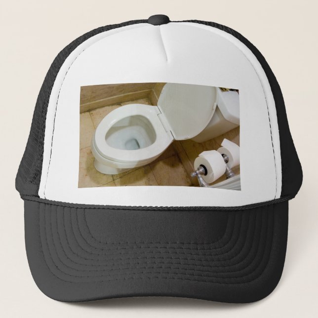 Toilet bowl trucker hat (Front)